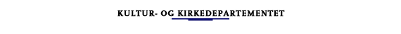 Kultur- og kirkedepartementet