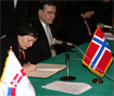 fiskeri- og
kystminister Helga Pedersen undertegnet frihandelsavtalen mellom EFTA og
Sør-Korea i Hong Kong 15.desember.
