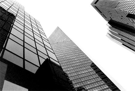 Glass og st�l er New York