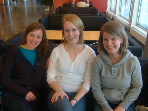 Anette, Miriam and Eirin are exited about their trip to Haiti.