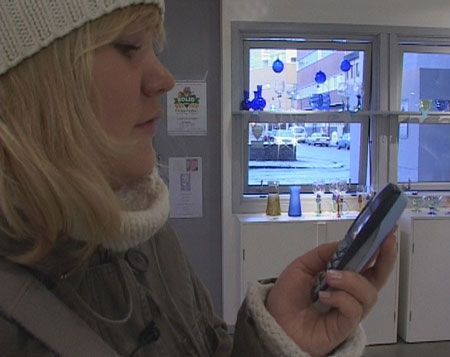 Cath med mobilen
