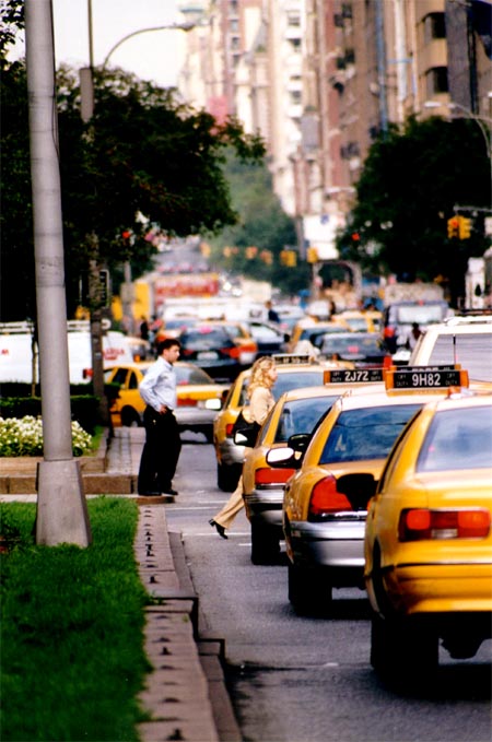 Trafikk p� Manhattan