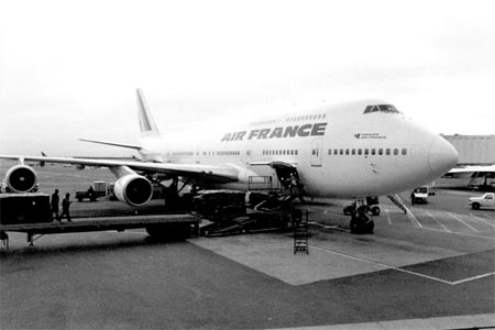 De laster av flyet vi kom til New York p� JFK flyplassen