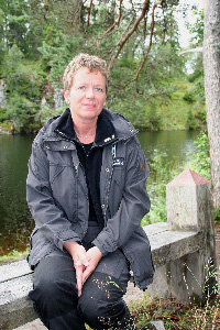 DN direktør Janne Sollie i Bymarka i Trondheim - Copyright: Kristin S. Karlsen
