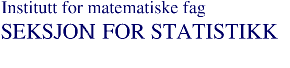Seksjon for statistikk
