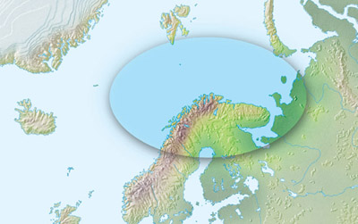 Map, the
high north