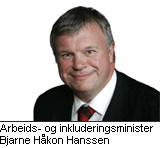 Arbeids- og inkluderingsminister Bjarne Håkon
Hanssen