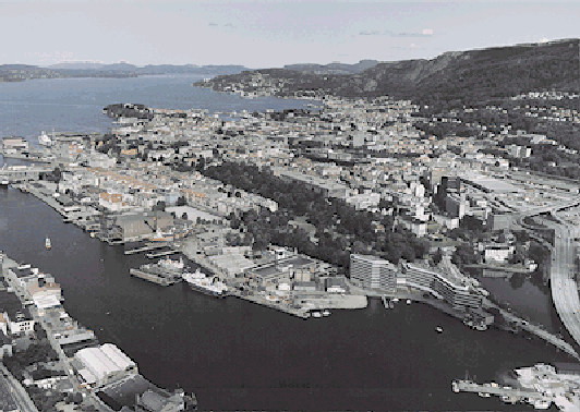 Bergen city