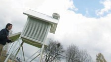 Meteorologisk observasjonsstasjon (Foto: Meteorologisk institutt)