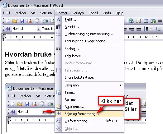 stiler/stiler2 - Copyright: brukersenter@hist.no