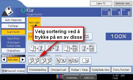 sortering