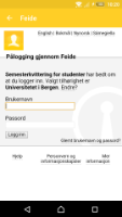 isning av studentbevis-app
