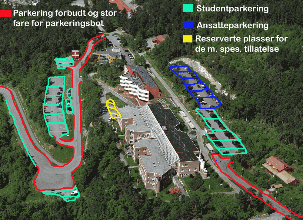 Parkering ved HiMolde