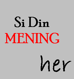 si din mening