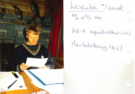 Rektor Helge Klungland studietid