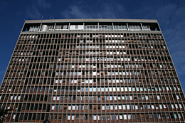 Høyblokken med Statsministerens kontor.